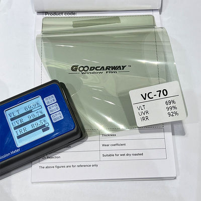 film hitam untuk kaca mobil Sputter Tint 99% UVR 92% IRR High Clarity Solar Control Film 69% VLT